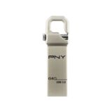 PNY HOOK ATTACHE 64GB/128GB USB 3.0 MOBILE DISK DRIVE